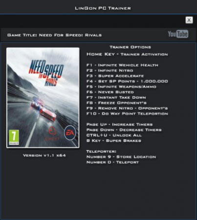 need for speed rivals cheats